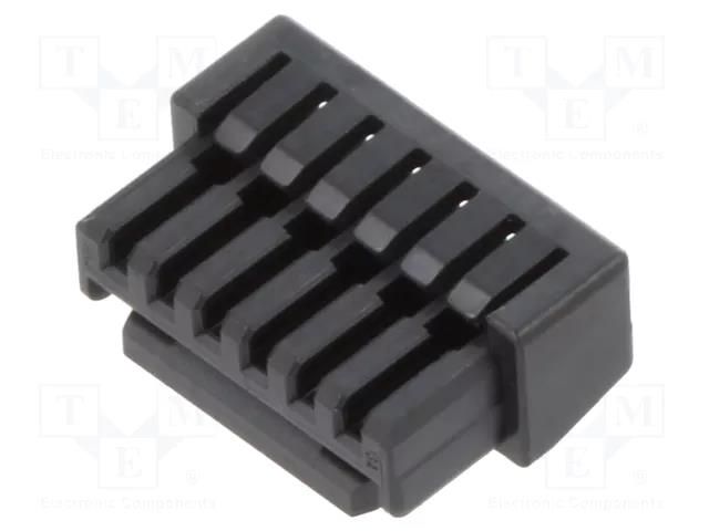 Connector: wire-wire/PCB; plug; female; PIN: 6; Micro-Lock Plus MOLEX MX-505565-0601