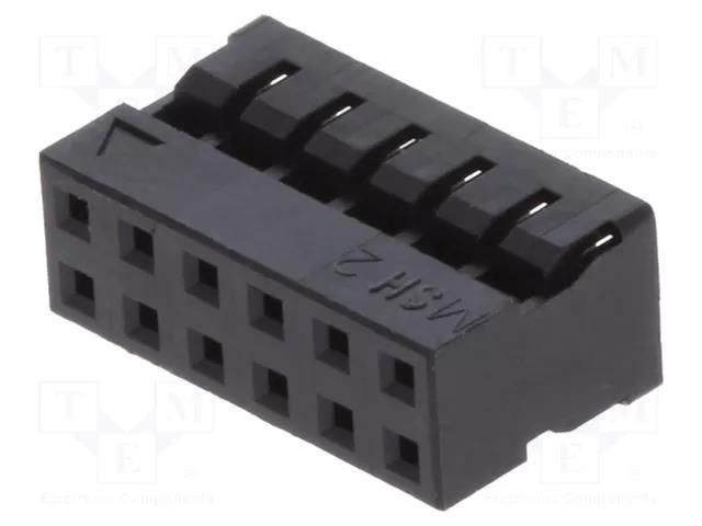 Connector: wire-wire/PCB; plug; female; PIN: 12; Milli-Grid; 2mm MOLEX MX-51110-1250