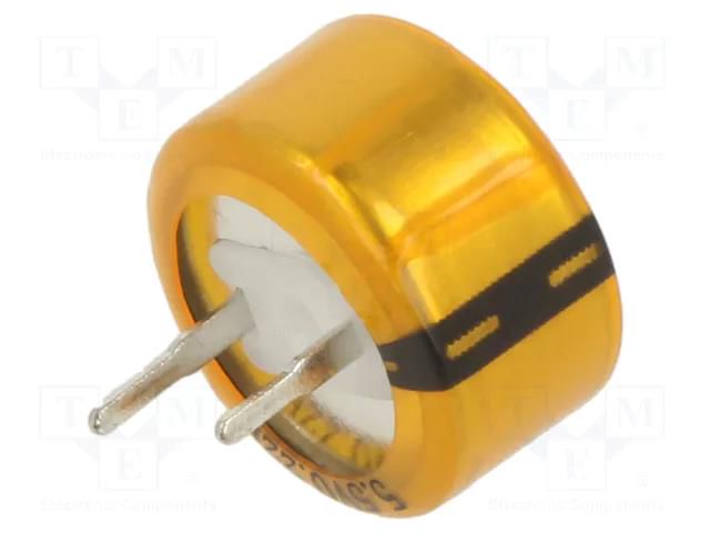 Supercapacitor; THT; 220mF; 5.5VDC; Ø13.2x7mm Viking SC5V5C224Z