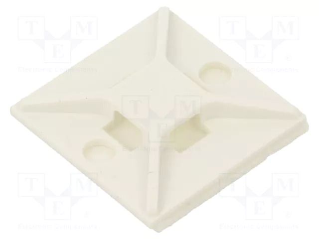 Holder; screw,self-adhesive; ABS; white; Tie width: 2.5÷4.8mm PANDUIT ABM2S-A-D