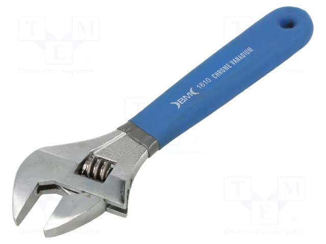 Wrench; adjustable; 200mm; Max jaw capacity: 24mm BM GROUP BM1610