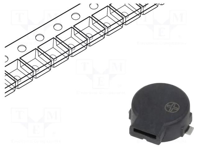 Sound transducer: electromagnetic signaller; SMD; 2700Hz; 80mA LOUDITY LD-BZEL-T25-0904-N