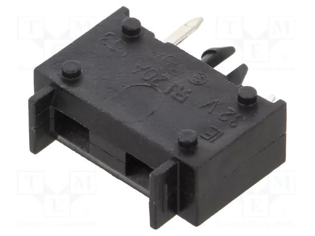Fuse holder; 10.9mm; 20A; PCB; UL94V-0; 32V LITTELFUSE 01530008LXN