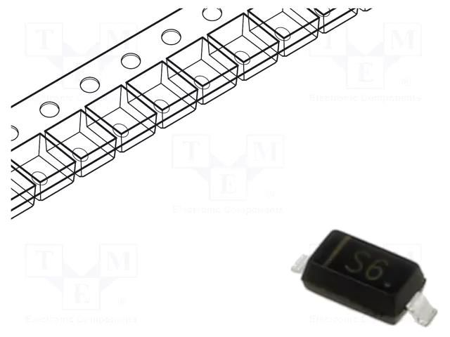 Diode: Schottky switching; SOD123; SMD; 40V; 500mA; reel,tape MICRO COMMERCIAL COMPONENTS MBR0540-TP-HF
