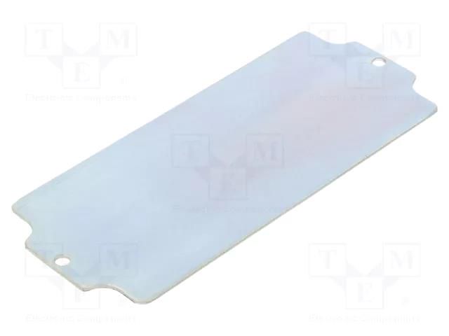 Mounting plate; steel; Plating: zinc RAYCHEM RPG MP-GRJ-05