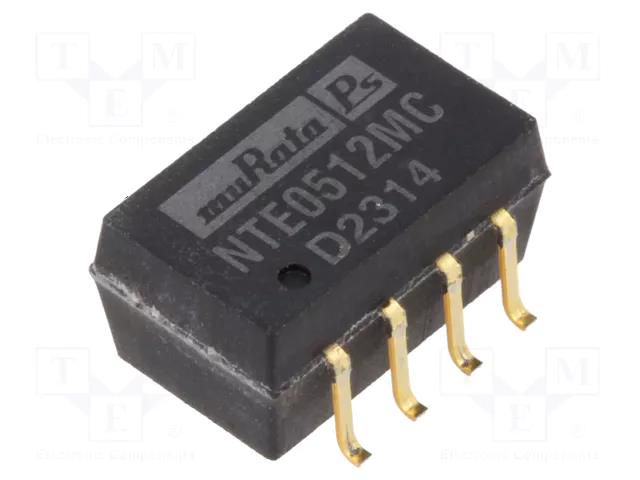 Converter: DC/DC; 1W; Uin: 4.5÷5.5VDC; Uout: 12VDC; Iout: 83mA; SMT Murata Power Solutions NTE0512MC