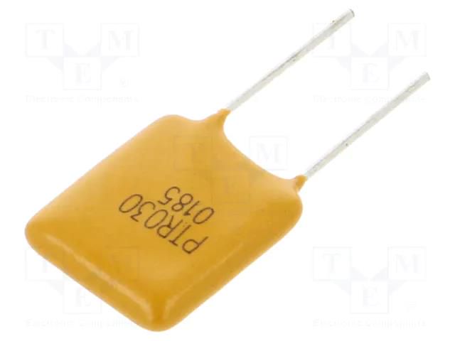 Fuse: PTC polymer; 1.85A; Imax: 40A; THT; PTR030V; bag EATON/BUSSMANN PTR030V0185-BK