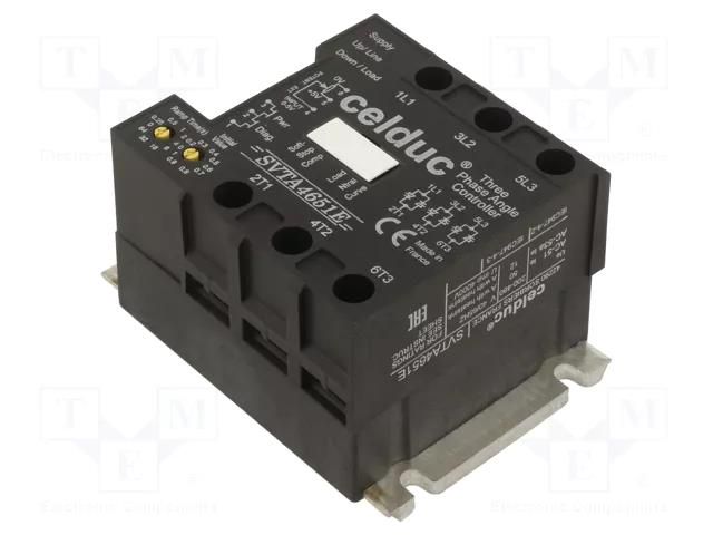 Relay: solid state; 50A; Uswitch: 200÷480VAC; 3-phase; -40÷90°C CELDUC SVTA4651E