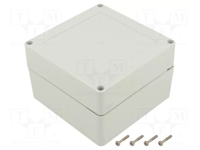Enclosure: multipurpose; X: 120mm; Y: 120mm; Z: 75mm; ZP; light grey KRADEX ZP12012075SJ-PC
