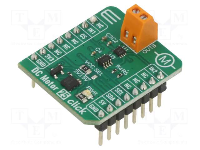 Click board; prototype board; Comp: A3908; motor driver MIKROE MIKROE-5523