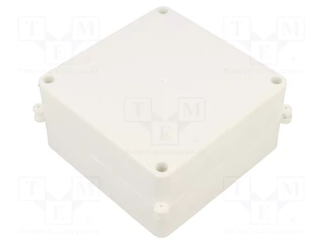 Enclosure: junction box; X: 125mm; Y: 125mm; Z: 75mm; wall mount JONEX JX-PK-1-WH