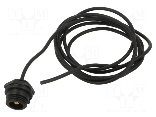 Cable; Buccaneer SMB female; 0÷4GHz; 1.5m; 50Ω; IP68 BULGIN PX0414/1M50