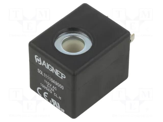 Coil for solenoid valve; IP65; 115VAC; 11VA; 10mm PNEUMAT FLSOL11110A9000