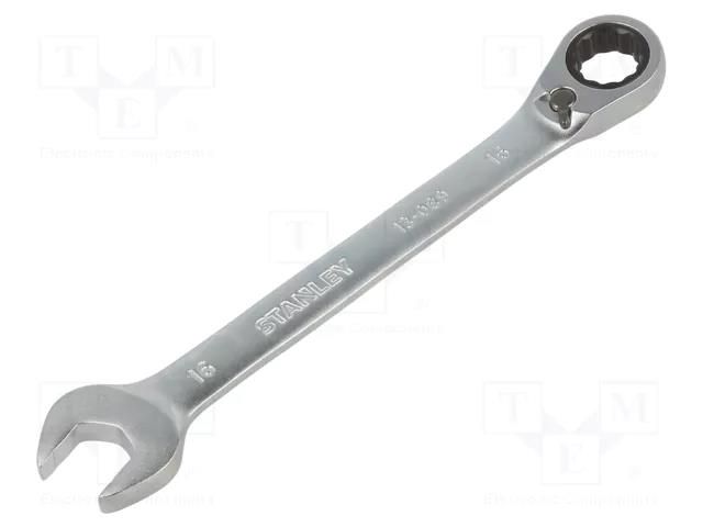 Wrench; combination spanner,with ratchet; 16mm; FATMAX® STANLEY STL-FMMT13089-0