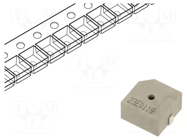 Sound transducer: electromagnetic signaller; freson: 2.4kHz Cre-sound Electronics LEB1370BS-03S-2.4