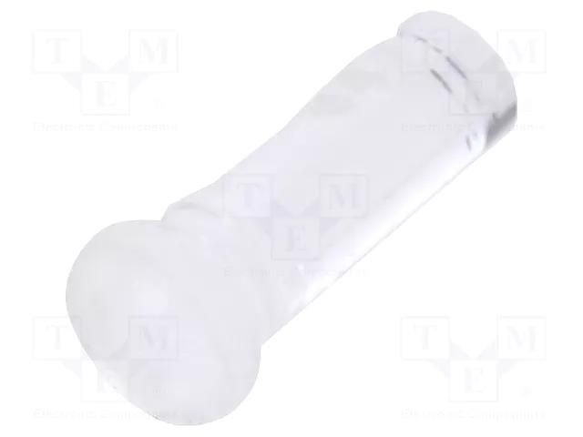 Fiber for LED; Ø2.2mm; L: 4.5mm; round; Front: flat; straight; IP68 MENTOR MR-1292.1402