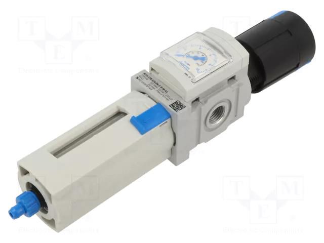 Pressure regulator; 1700l/min; Working press: 0.8÷14bar; 40um FESTO MS4-LFR-1/4D6ERMAS