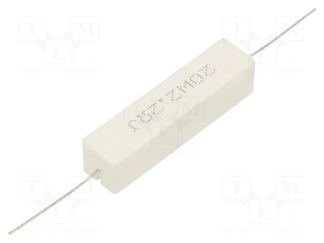 Resistor: wire-wound; cement; THT; 2.2Ω; 20W; ±5%; Ø0.8x35mm SR PASSIVES CRL20W-2R2