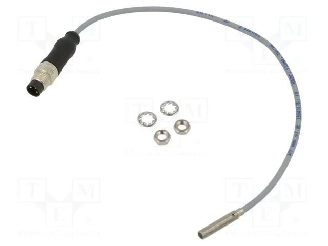Sensor: inductive; OUT: PNP / NO; 1mm; 10÷30VDC; M4; 0.15m; IP67 IPF ELECTRONIC IB040176