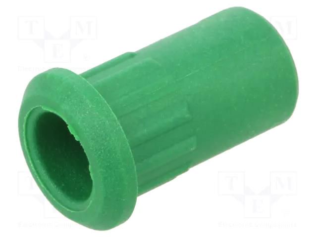 Case; 25A; 20.5mm; green; for banana sockets STÄUBLI I-EB4-I-25