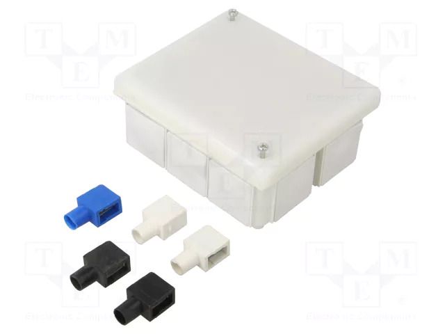 Enclosure: junction box; X: 80mm; Y: 95mm; Z: 40mm; wall mount; IP54 JONEX JX-PK-105L-WH