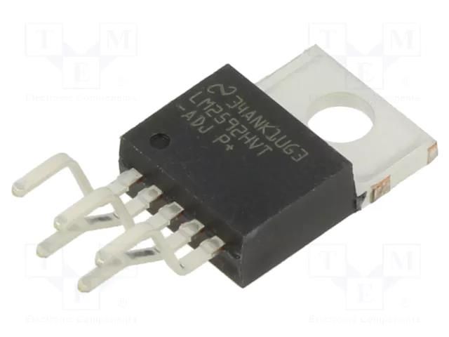 PMIC; DC/DC converter; Uin: 4.5÷60VDC; Uout: 1.2÷57VDC; 2A; TO220-5 TEXAS INSTRUMENTS LM2592HVT-ADJ/NOPB