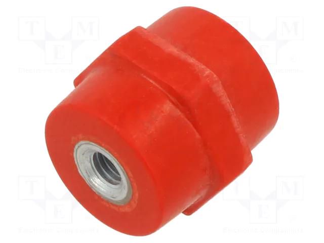 Support insulator; L: 35mm; Ø: 26mm; 1.4kV; UL94V-0; Body: red BM GROUP BMQHEP03506