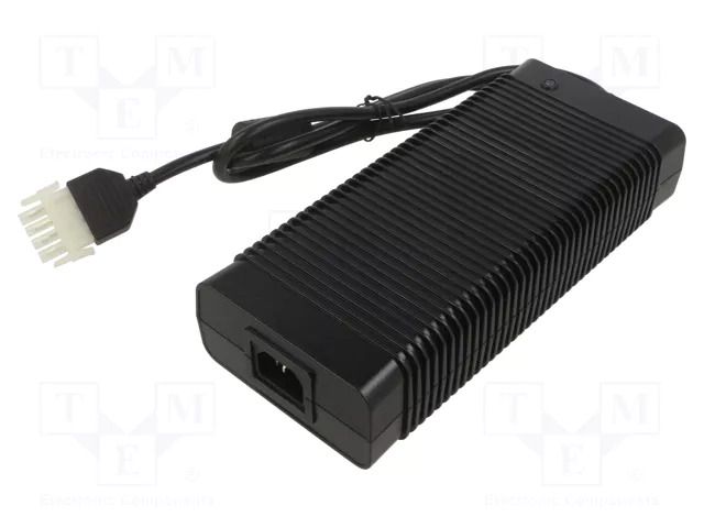 Charger: for rechargeable batteries; 6.4A; 20÷65Ah; 40.8VDC MEAN WELL GC330A36-C4P