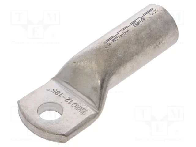 Tip: ring tube; M12; 185mm2; crimped; for cable; tinned; copper ERKO KCR-12-185/10