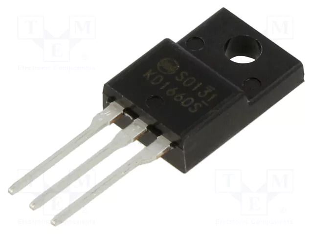 Triac; 600V; 16A; FTO-220AG (5012); Igt: 30mA; Ifsm: 160A SHINDENGEN KD16SF60S-5600