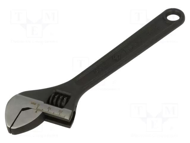 Wrench; adjustable; 200mm; Max jaw capacity: 25mm; blackened keys KING TONY KT-3611-08P