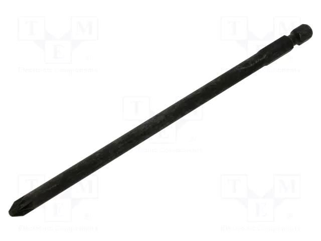 Screwdriver bit; Pozidriv®; PZ2; Overall len: 150mm KING TONY KT-711502Z