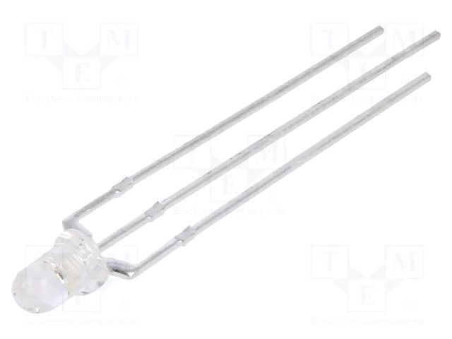 LED; red/green; 3mm; 30°; Front: convex; 1.6÷2.4/2.6÷3.4VDC LUCKYLIGHT LL-309VPGC2E-A-3C
