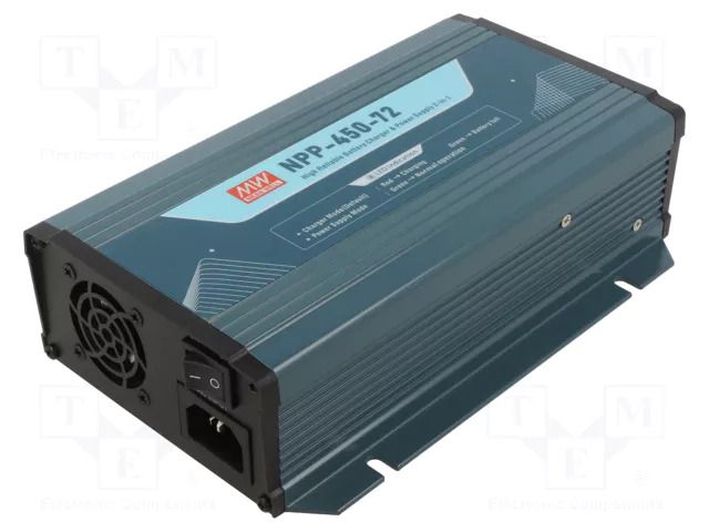 Charger: for rechargeable batteries; GEL,acid-lead; 5.5A; 69VDC MEAN WELL NPP-450-72