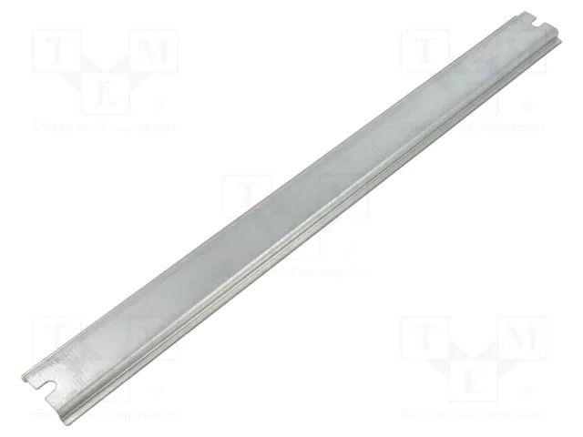 DIN rail; steel; zinc; L: 366mm; W: 35mm; TS35 FIBOX EKIV37