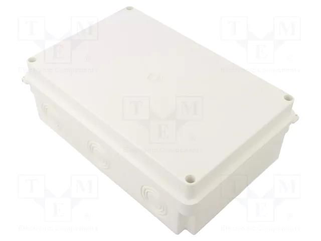 Enclosure: junction box; X: 150mm; Y: 235mm; Z: 75mm; wall mount JONEX JX-PK-10-WH