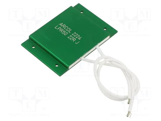 Resistor: power; screw; 22Ω; 50W; ±5%; LPR; 50x75x5.7mm ARCOL LPR50-22R-J