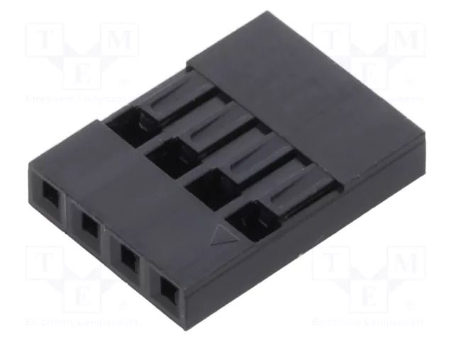 Connector: pin strips; plug; female; PIN: 4; straight; for cable HARWIN M20-1060400