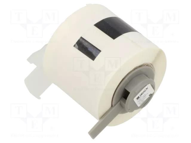 Self-laminating cable label; 25.4mm; white; H: 30mm BRADY M6-31-427