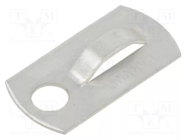 Holder; screw; aluminium; natural; Tie width: 2.5÷4.8mm; Ht: 3.6mm PANDUIT MBMS-S10-MY