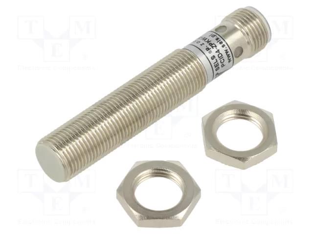 Sensor: inductive; OUT: PNP / NO; 0÷4mm; M12; Connection: M12 male SELS PCID4ZPKWM1268M12