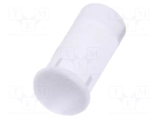 Fiber for LED; Ø3mm; L: 5mm; round; Front: convex; straight; PLP2 BIVAR PLP2-5MM