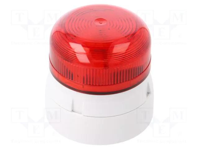 Signaller: lighting; flashing light; white; Flashguard; 110VAC KLAXON SIGNALS QBS-0002