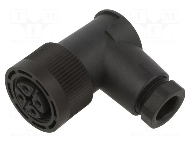 Connector: M18; plug; female; 250V; 5A; IP67; PIN: 4; 714; for cable BINDER 09-0440-00-04