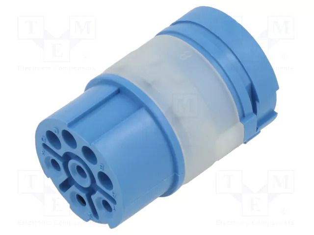 Connector: M23; contact insert; PIN: 8(4+4); female; crimped HARTING 09156083101