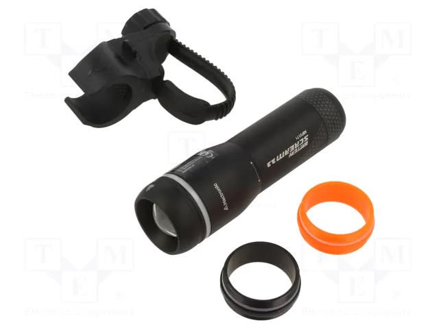 Torch: LED; 70lm,300lm,600lm; IP66; SCREAM MACTRONIC ABF0171