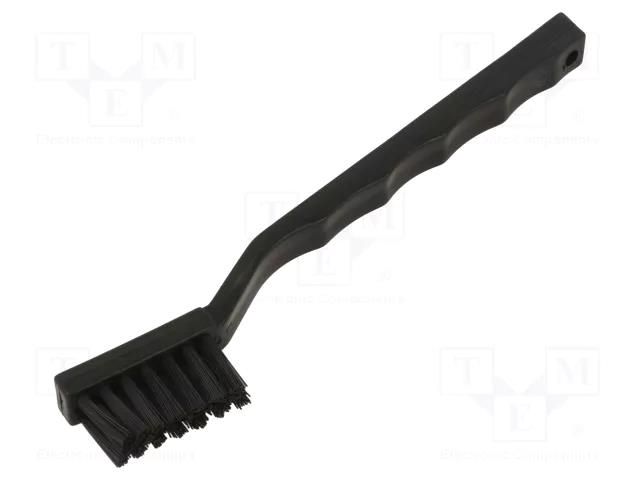 Brush; ESD; L: 180mm; Bristle len: 16mm EUROSTAT GROUP ERS-410990093
