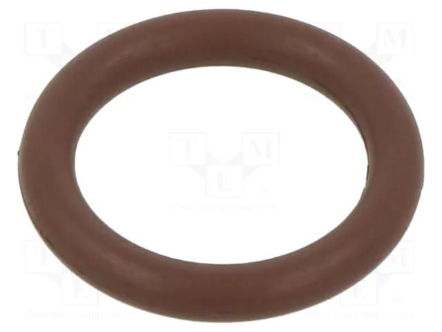 O-ring gasket; FPM; Thk: 2.5mm; Øint: 13mm; brown; -20÷200°C ORING USZCZELNIENIA TECHNICZNE O-13X2.5-80-FPM-BR