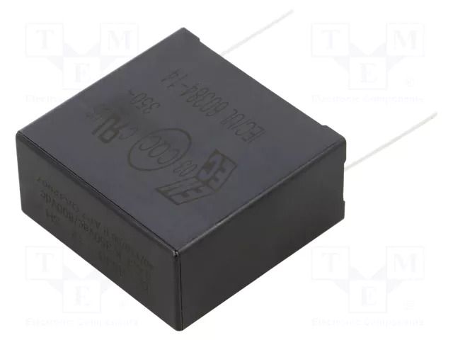 Capacitor: polypropylene; R53; 5.6uF; 800VDC; 350VAC; 20x40x42mm KEMET R53BW45605000K