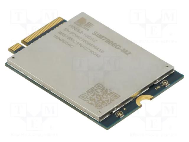 Module: LTE; 3.135÷4.4VDC; M.2; -30÷70°C; 42x30x2.3mm; U: 50Mbps SIMCOM SIM7906G-M2
